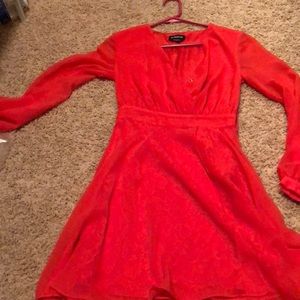 Bebe red dress